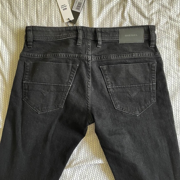 Diesel Thommer Men's Slim Jeans W30 x L31* RM034 (Black) New with tags - Picture 6 of 16